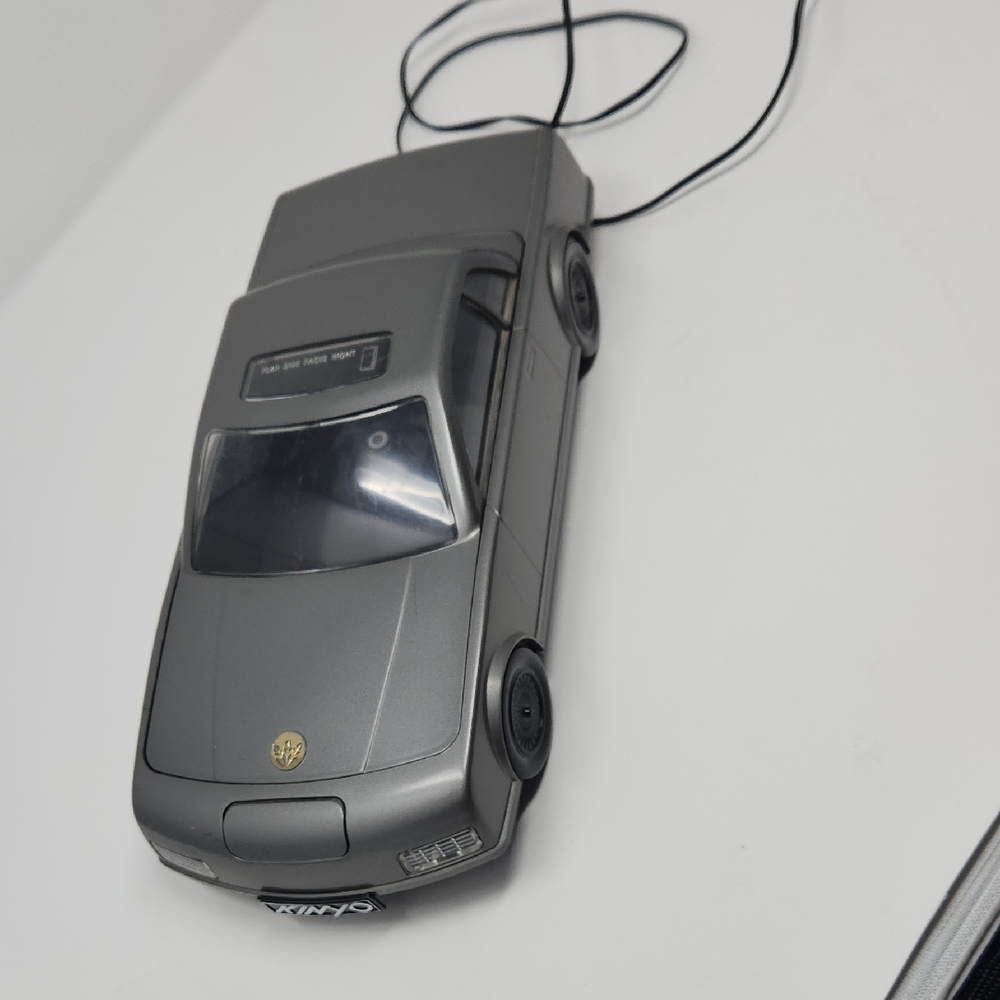 Gray Car-Shaped Portable Speaker
